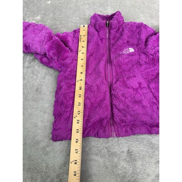 The North Face Reversible Fleeced Flower Patch Quilted Jacket Girls Size XXS - Picture 14 of 15